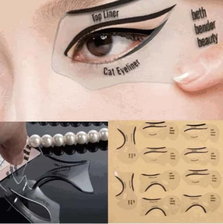 Miniature : Pochoirs eyeliner et cutcrease