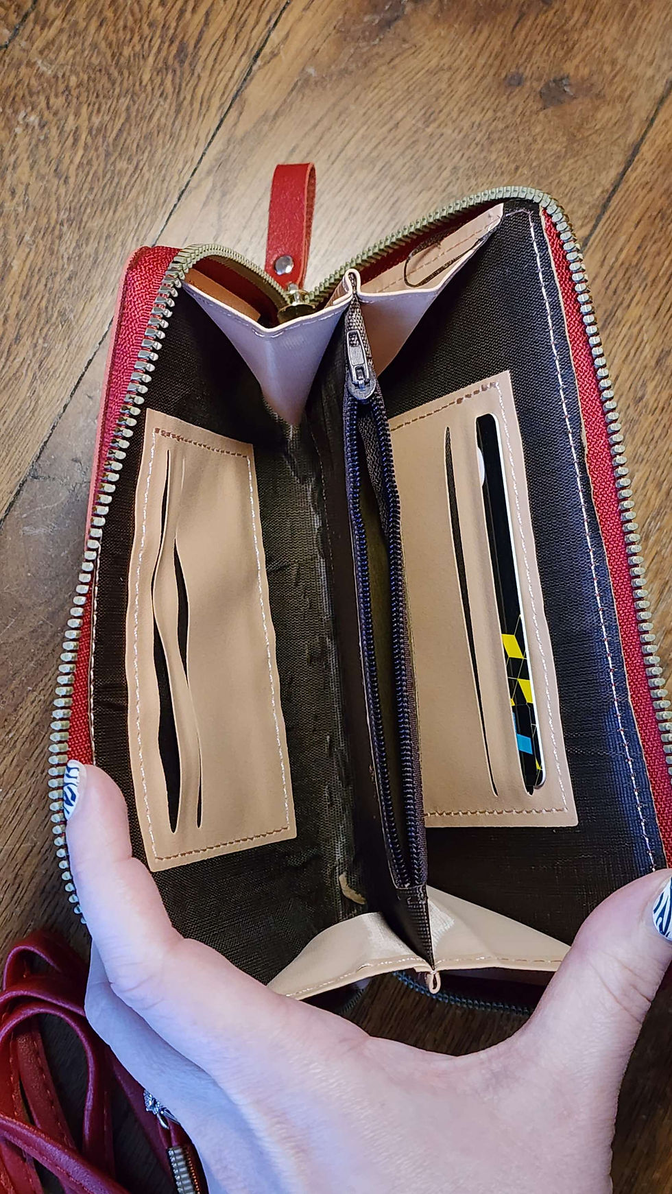 Miniature : Sac insolite 2 en 1 rouge foncé 