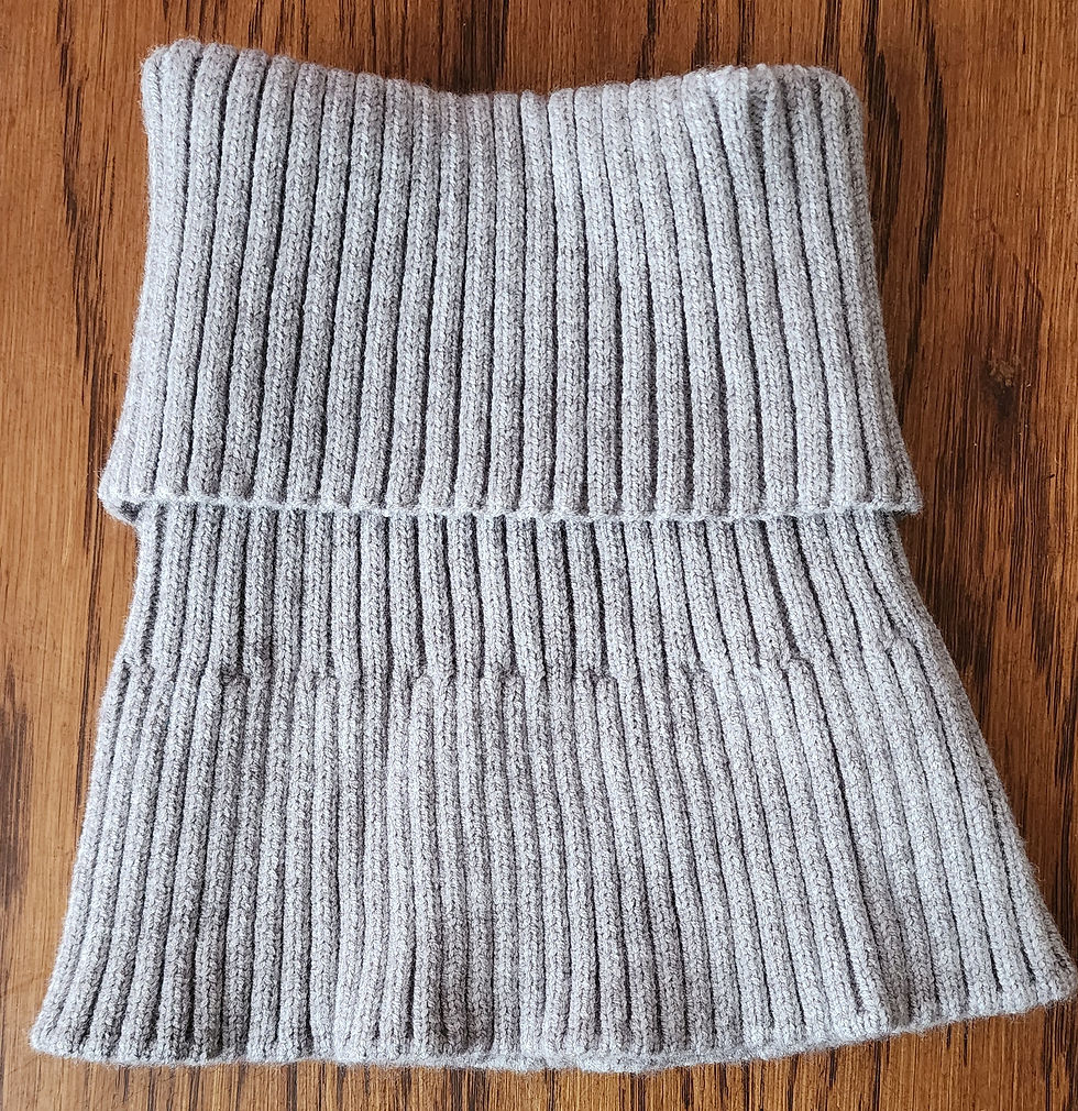 Miniature : Faux col roulé gris