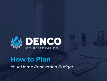 How to plan your home renovation budget