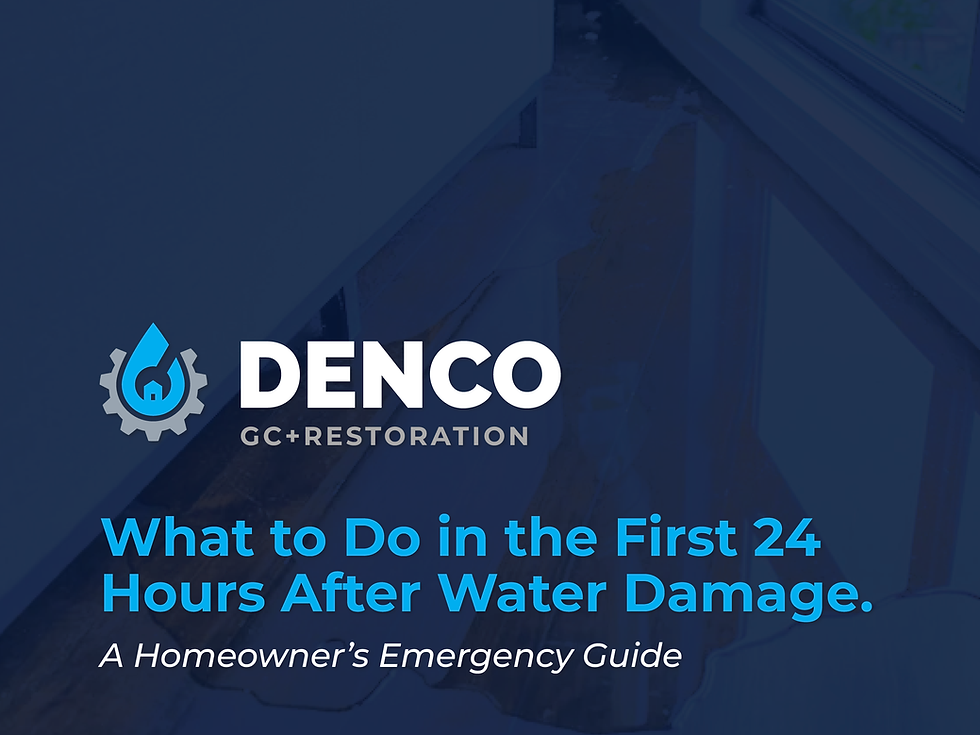 Homeowners Guide to Water Damge