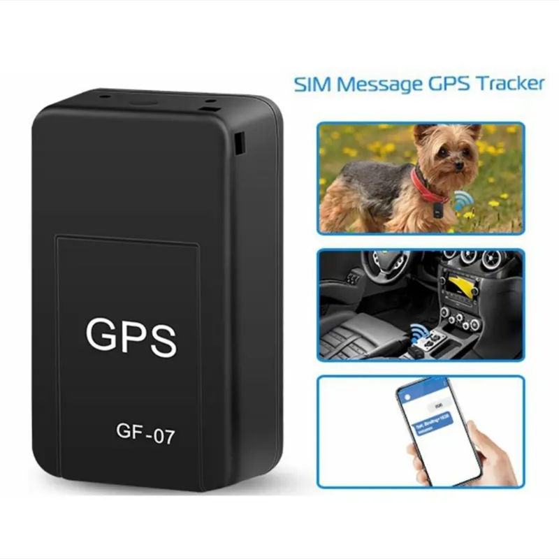 Thumbnail: Gf07 Mini Car Gps Tracker Real-Time Gps Tracking Device Magnetic Sim Message Pos