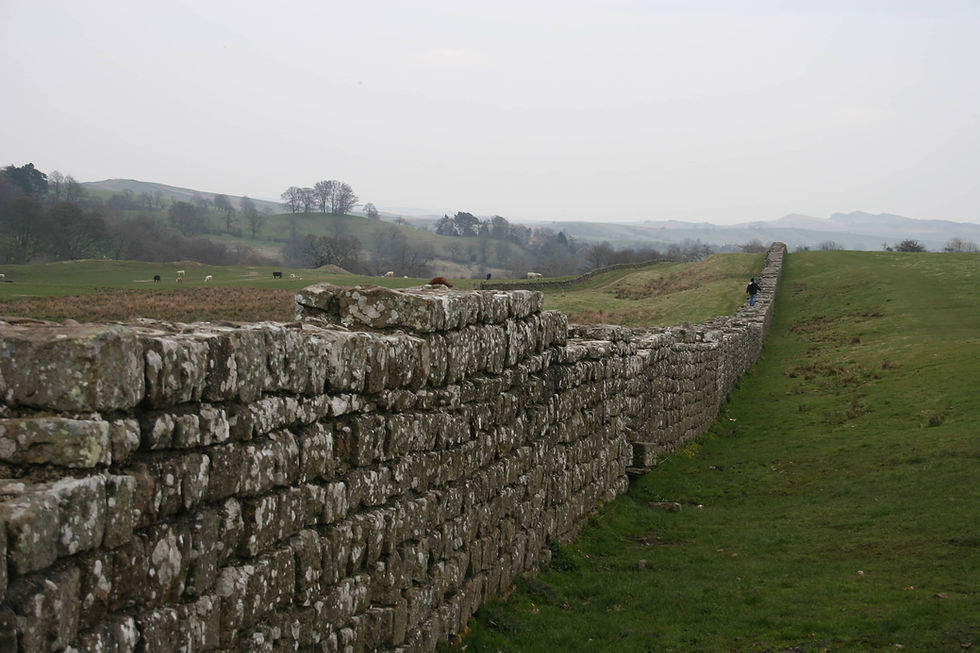 A section of Hadrian's Wall near Carlisle.