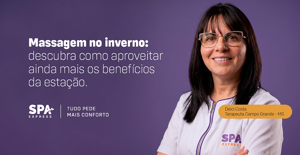 Massagem no inverno: descubra como aproveitar ainda mais os benefícios da estação
