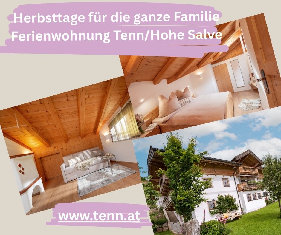 Ferienwohnung Tenn auf halbem Weg zur Hohen Salve!