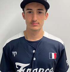 Born and raised in Montpellier, France, Theo went to the regional academy of Occitanie and followed at the national academy in Toulouse. Theo played in the 18U national team as a catcher in 2024.