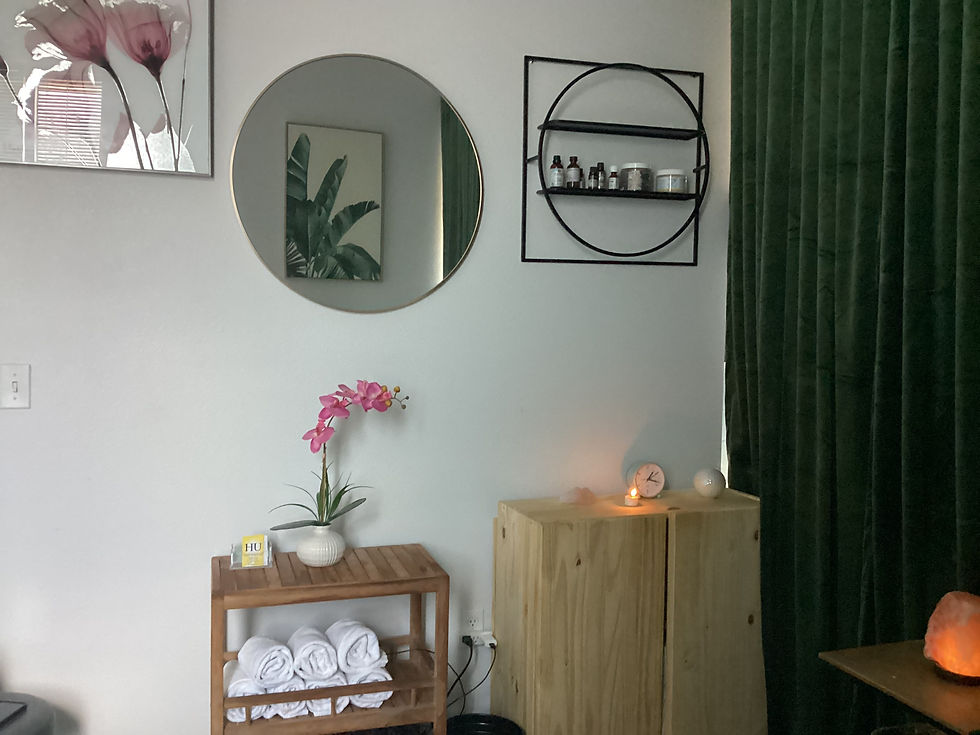 A photo of Natasha's treatment room.