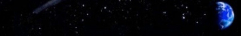 Floating in space