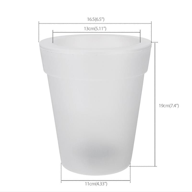 Thumbnail: Solar-Powered Glow Planter, Waterproof Night Decor Pot