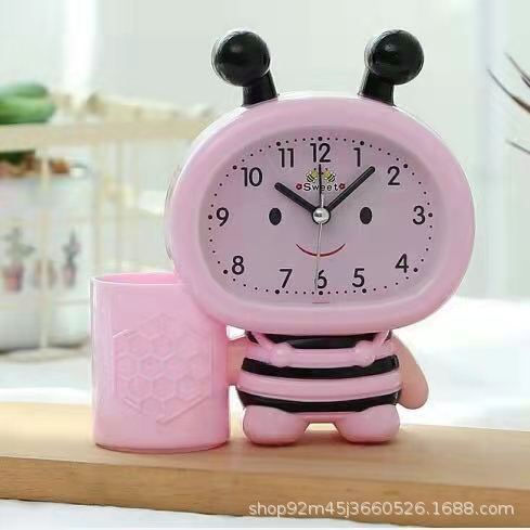 Thumbnail: Bee Design Alarm Clock - Creative Cartoon Desk Clock