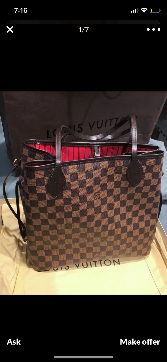 Thumbnail: LOUIS VUITTON NEVERFULL DAMIER & MONOGRAM HAND & SHOULDER BAG