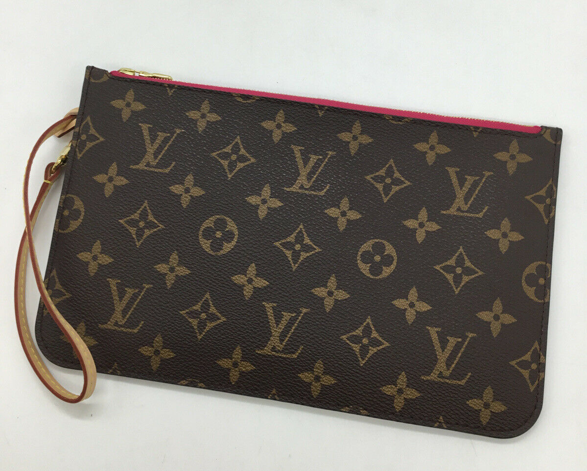 LOUIS VUITTON NEVERFULL DAMIER & MONOGRAM CLUTCHES
