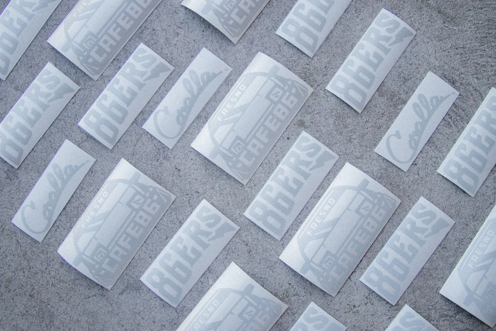 Cafe 86 Vinyl Stickers