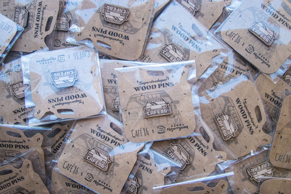 Cafe 86 Limited-Edition Wooden Pin Giveaway