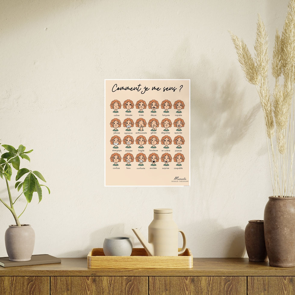 Miniature : Affiche Lucile - Comment je me sens ?