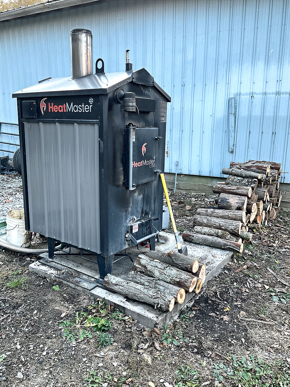 HeatMaster C150 woodburning furnace