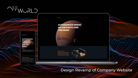 Design Revamp of Company Website