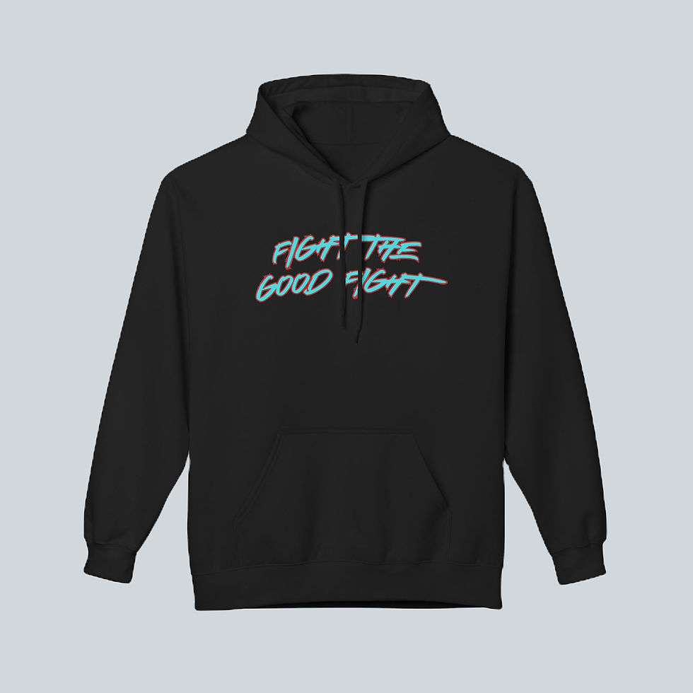 Thumbnail: Fight The Good Fight  / Adult Unisex  Softstyle Fleece Hoodie