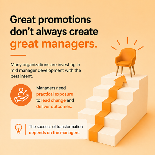 Promotions don't always create managers