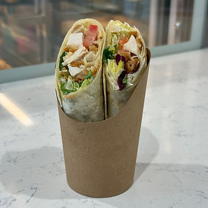 WRAP POULET OIGNONS FRITS
