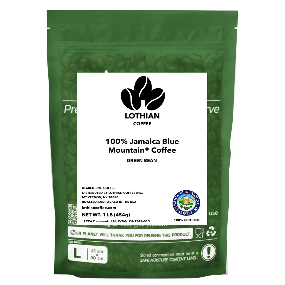 100% Certified Jamaica Blue Mountain® Coffee Green Beans