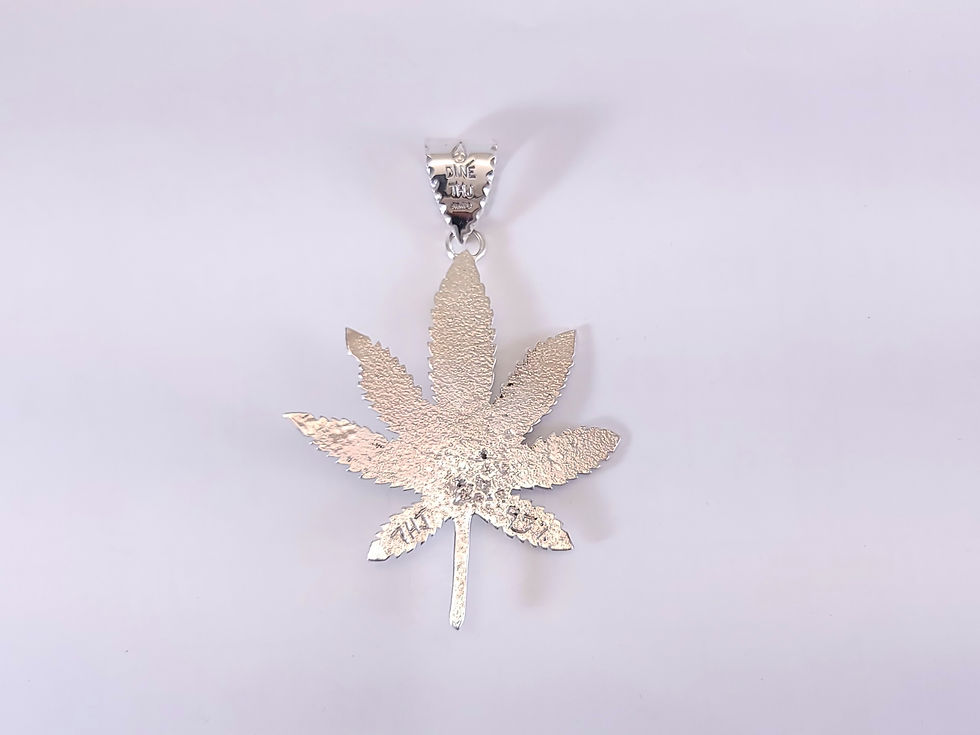 Thumbnail: Tufa Cast MJ Leaf with Old Mined Royston Turquoise