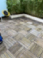 nettoyage terrasse bois avant