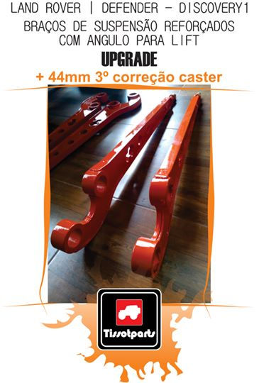 BRAÇOS SUSPENSÃO HD 3º 44MM LR DEFENDER E DISCO1