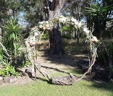 Round stick arbour
