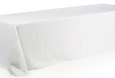 Head Table White Cloths