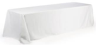 Head Table White Cloths