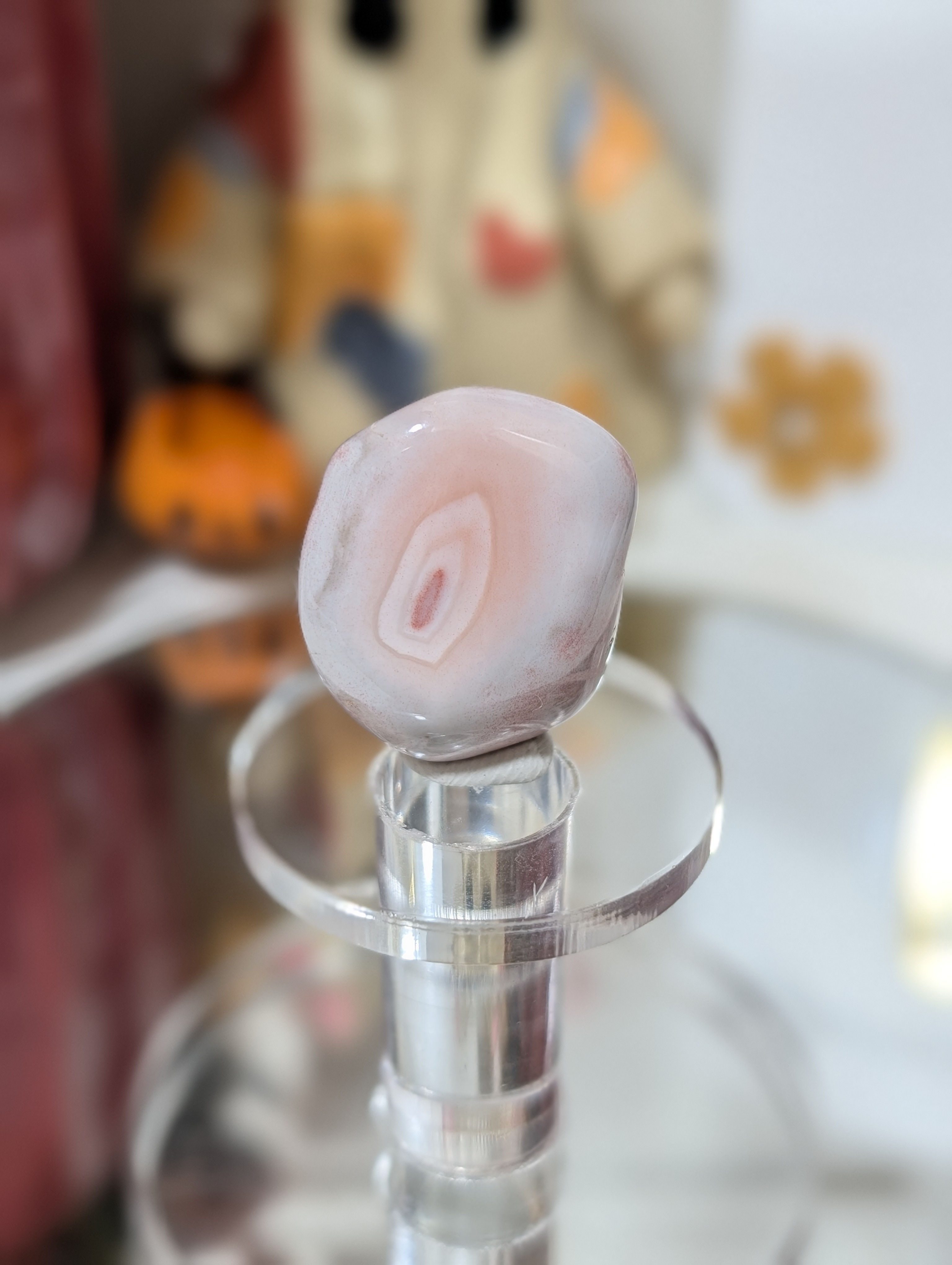 Beautiful Pink Botswana Agate Tumble