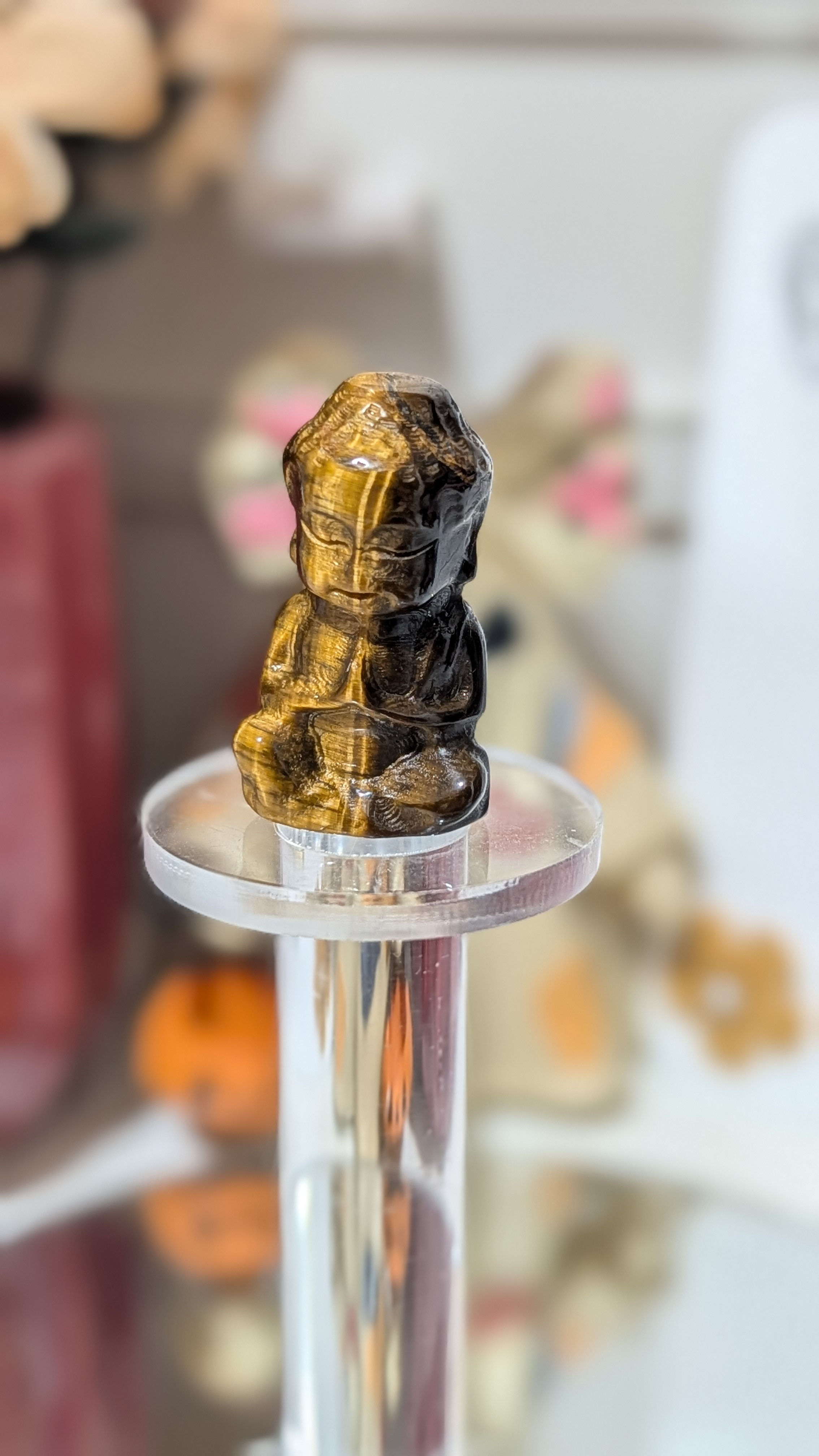 Beautiful Tigers Eye Buddha 