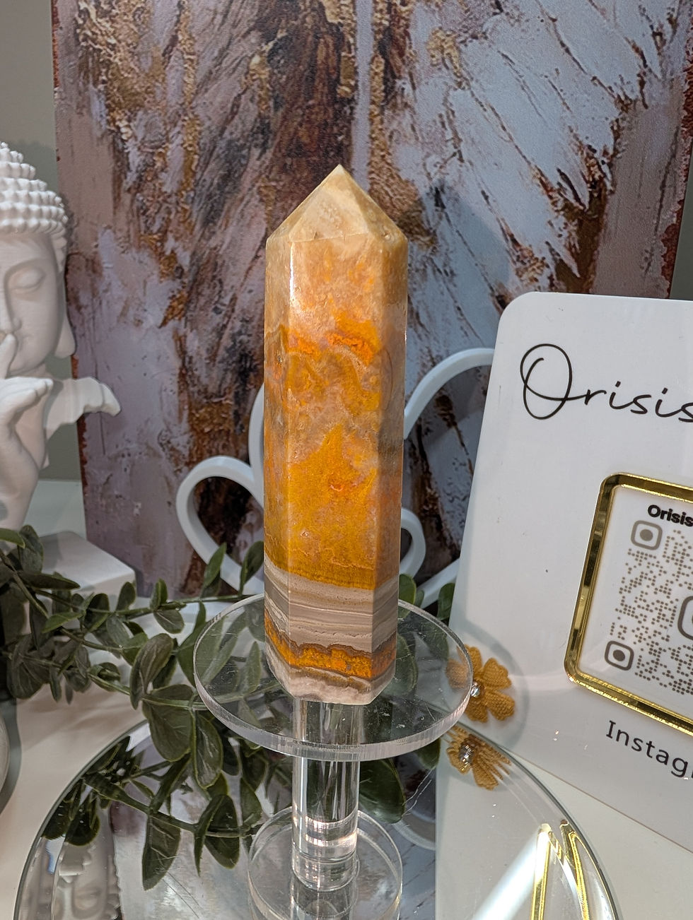 Thumbnail: Gorgeous High Grade Bumblebee Jasper Tower 