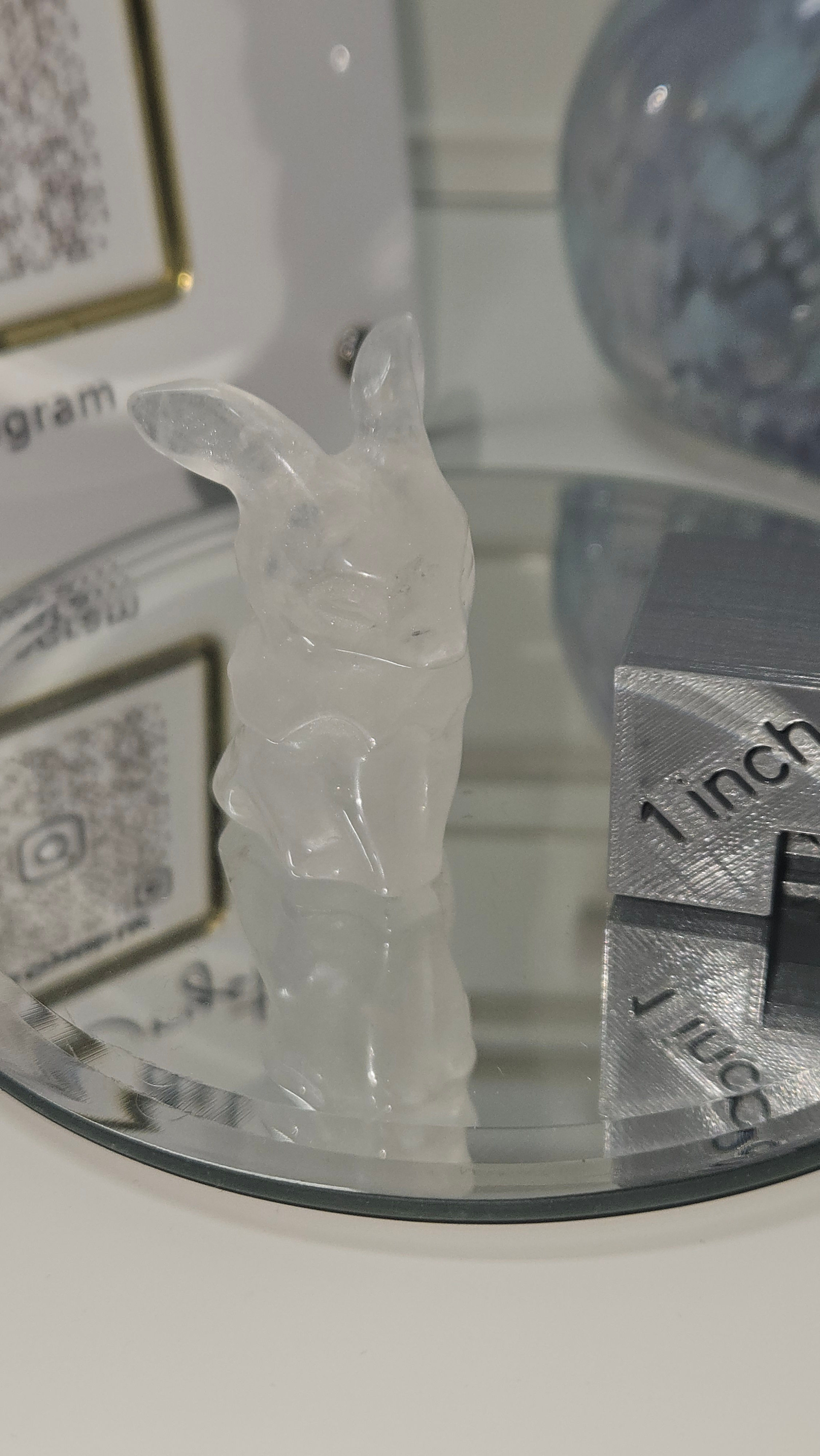 Beautiful Clear Quartz Bunny