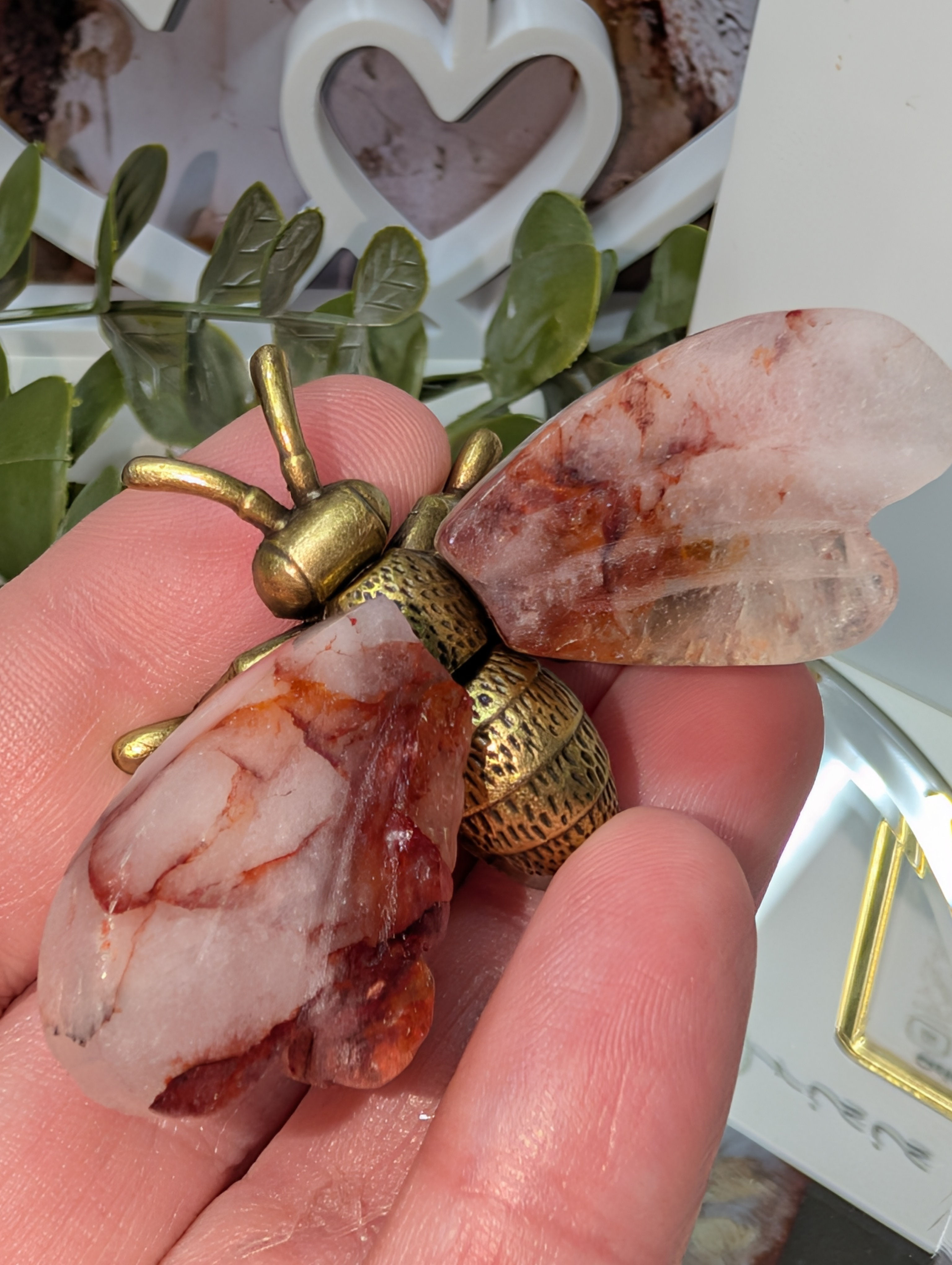 Stunning Fire Quartz Manchester Bee