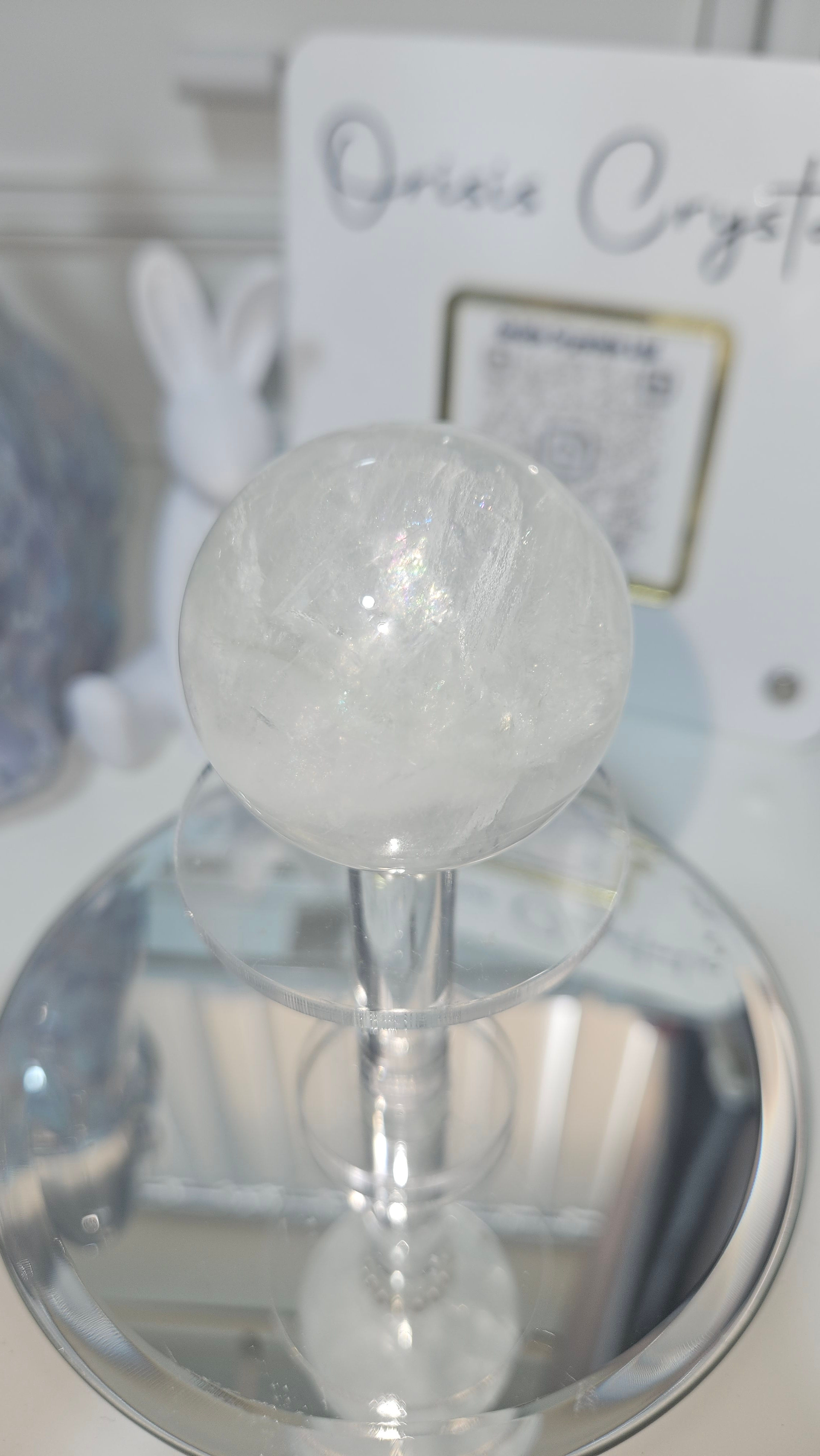 Exceptional Quality Mica Fluorite Sphere