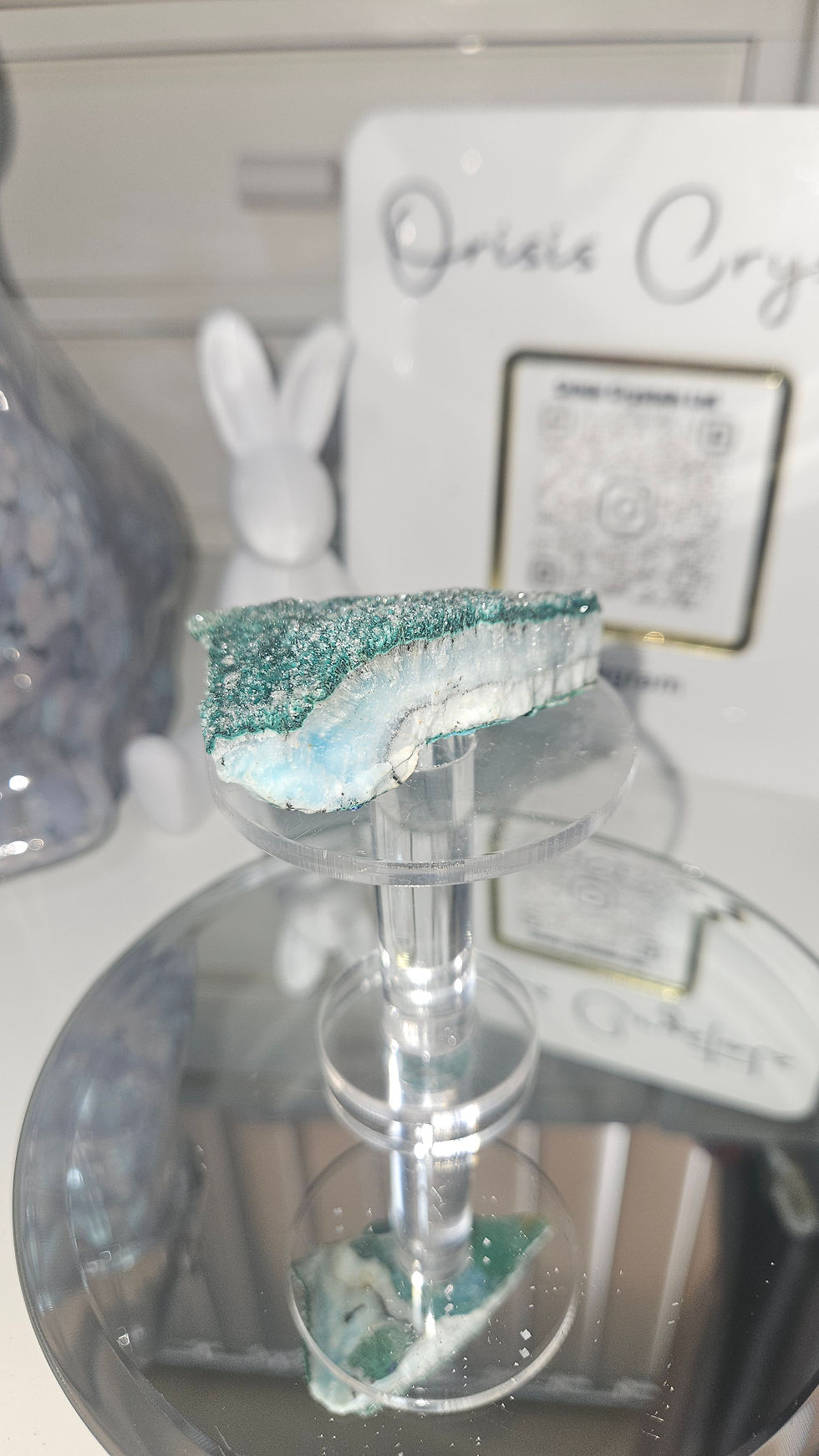 Thumbnail: Stunning Chrysocolla and Blue Aragonite Specimen 