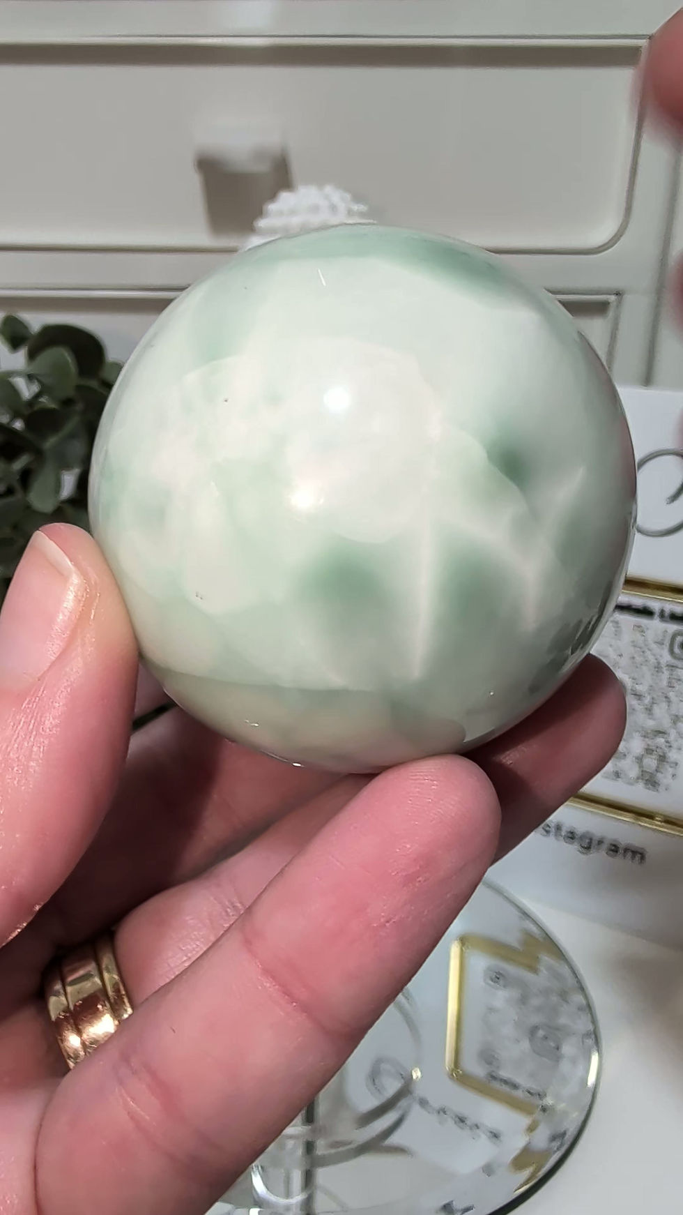 Thumbnail: Beautiful Green Pectolite 