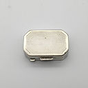800 Silver Rectangular Pill Box