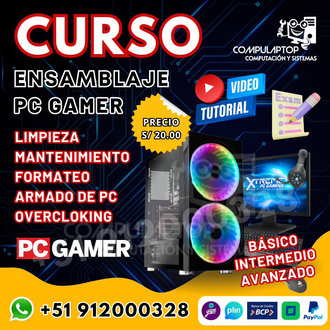 Curso Ensamblaje de PC Gamer Profesional