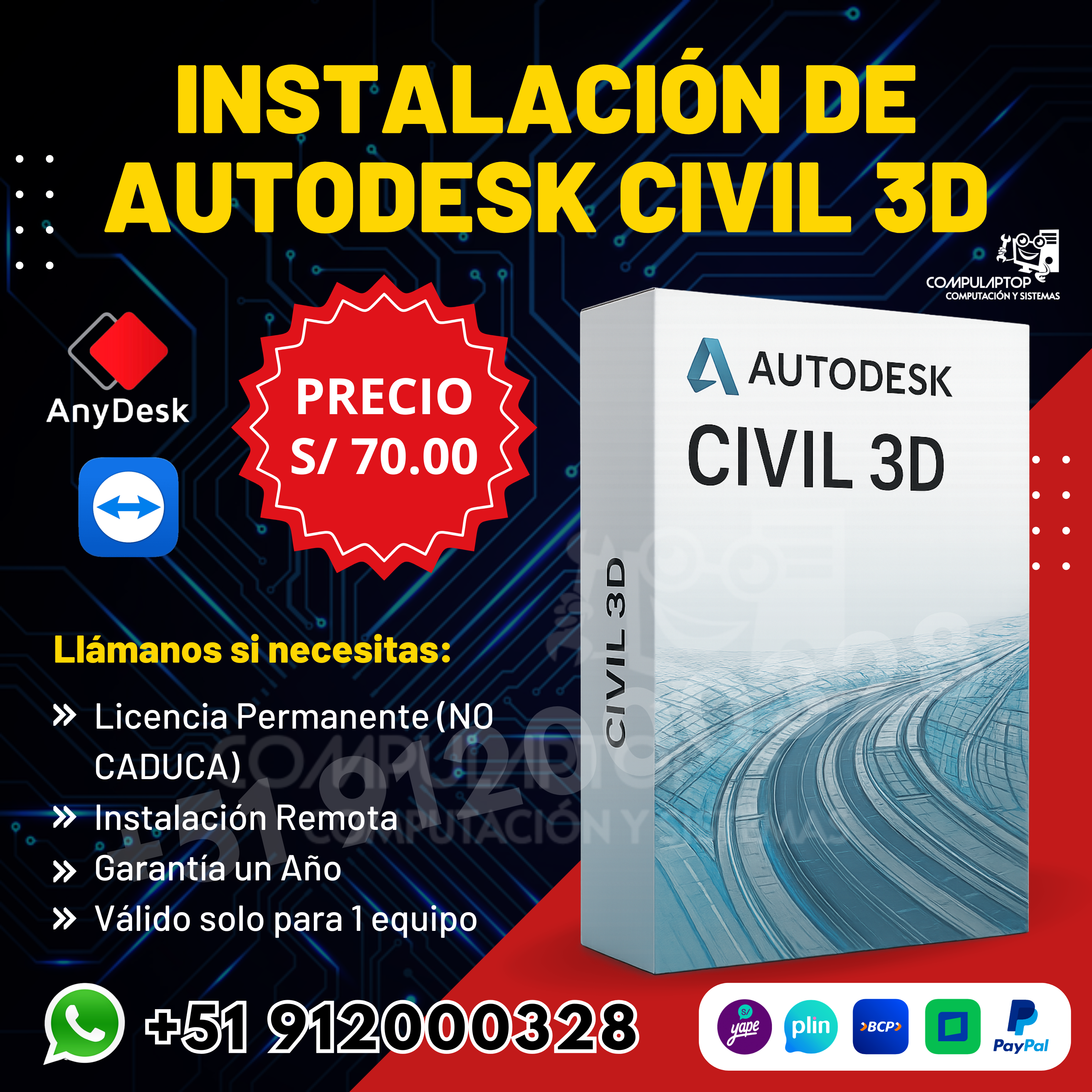 Instalación de Autodesk Civil 3D