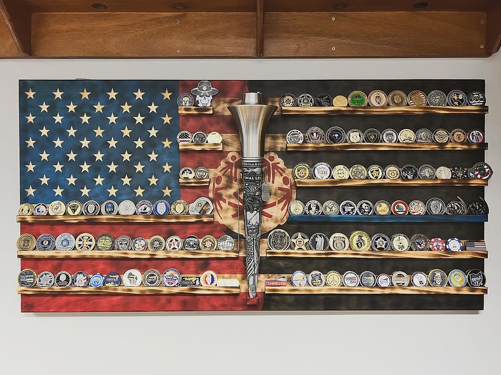Challenge Coin Flag