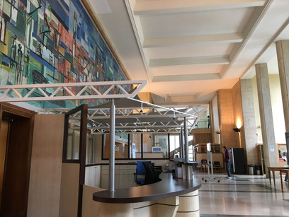 Le Hall d'accueil du Tribunal de Grande Instance de Brest