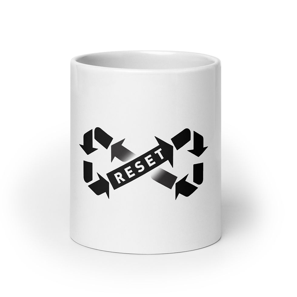 Thumbnail: RESET -White glossy mug