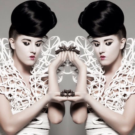 NAHA Avant Garde black hair Francesca Rivetti editorial hair art 