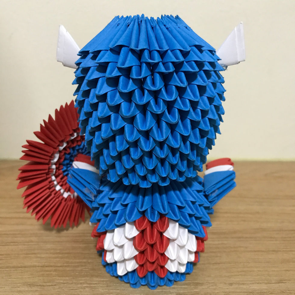Thumbnail: 3D Origami - Captain America