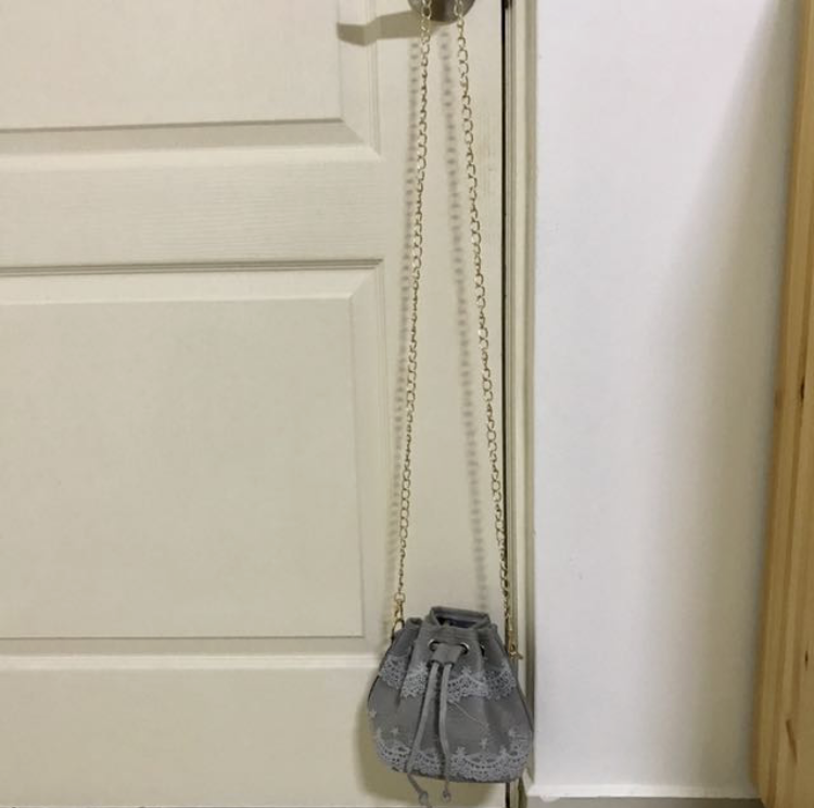 Thumbnail: Dome Drawstring Lace Bag