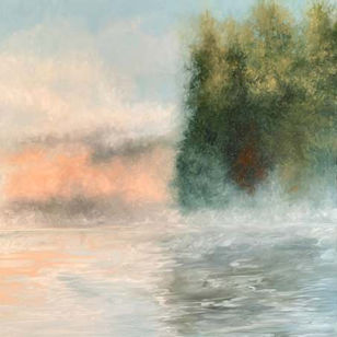 Contemporary landscape painting by Kirby Fredendall evoking water and quiet atmosphere