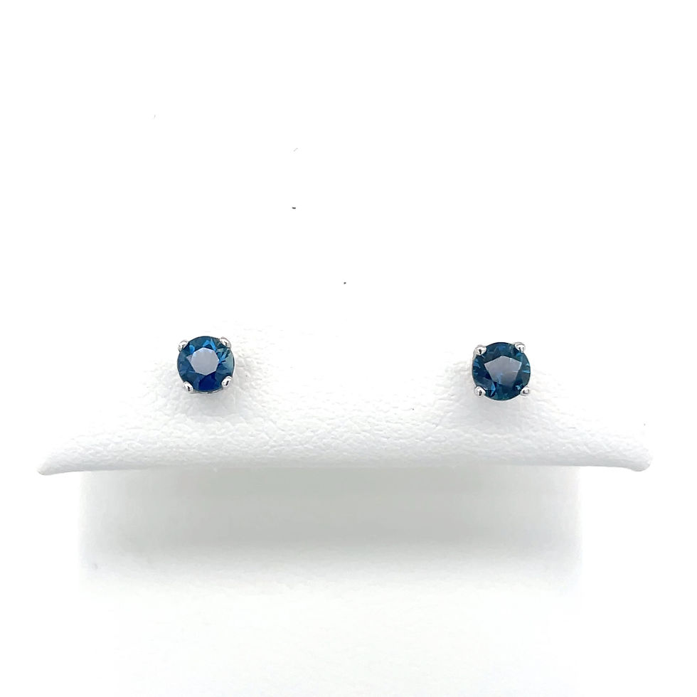 Thumbnail: Blue Sapphire Earrings